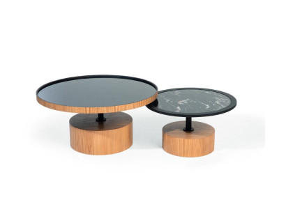 Coffee tables 2x new Table Luxury Glass Tables Consoles Design Furniture Set